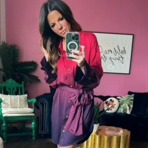 Essex Stretch Silky Woven Shirt Dress by Chaser